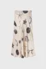 LONG BIAS CUT SKIRT SEASHELLS sold by Silk Laundry