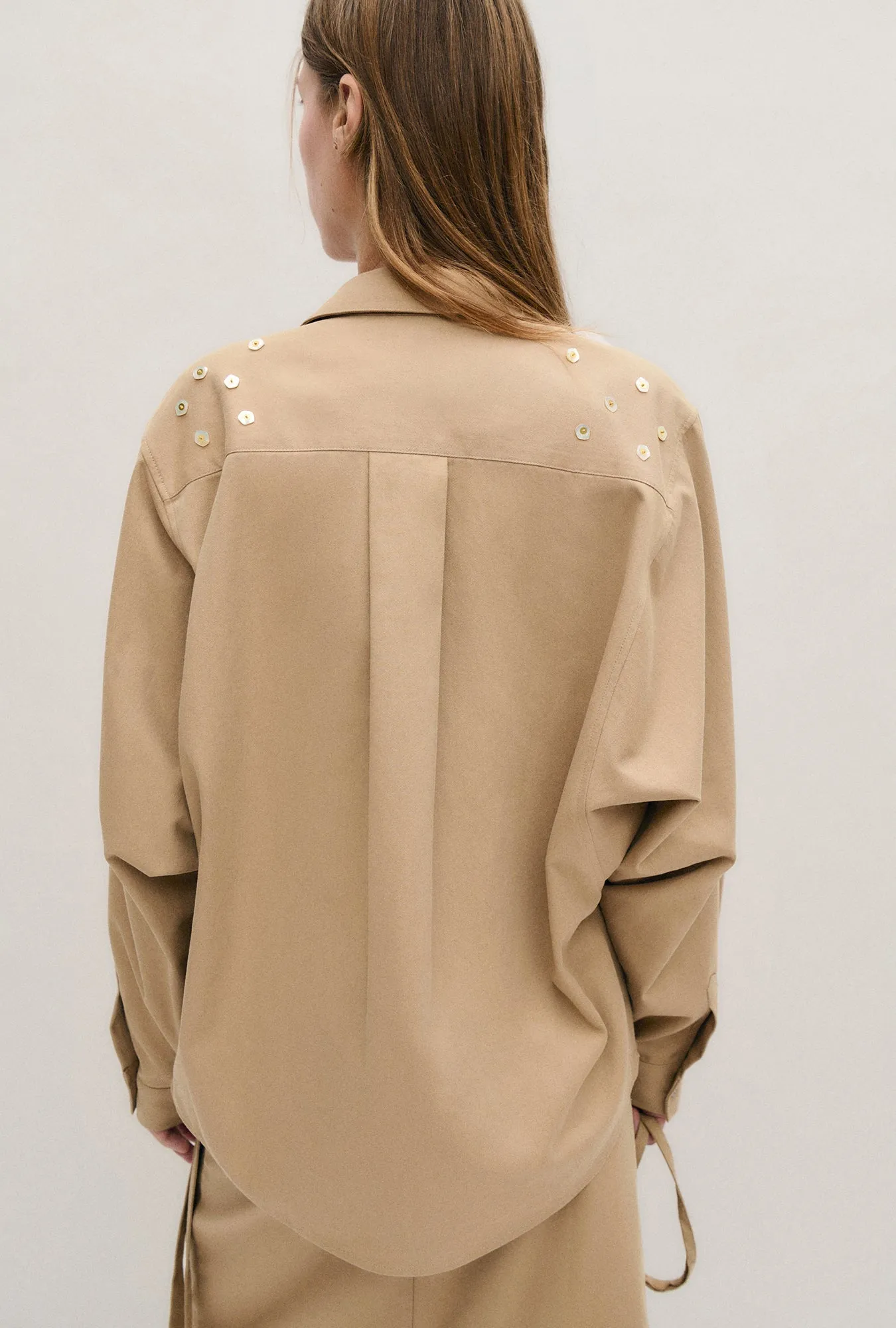 Pearl Shirt Cowrie sold by Silk Laundry product image thumbnail 4