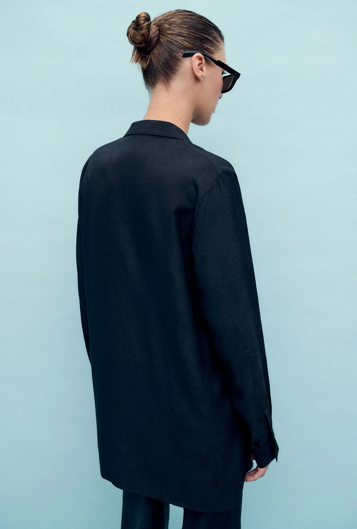 Relaxed Blazer Coral Jacquard sold by Silk Laundry product image thumbnail 4