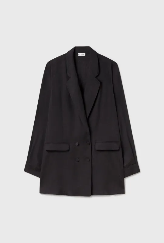 RELAXED BLAZER CORAL JACQUARD sold by Silk Laundry