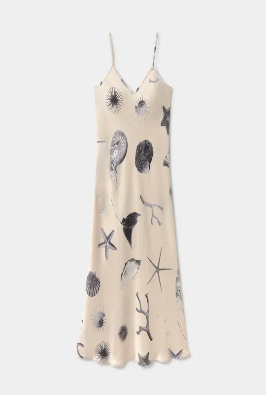 90S SLIP DRESS SEASHELLS sold by Silk Laundry