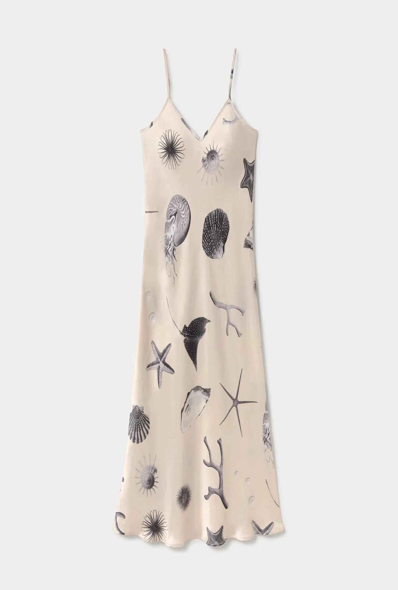 90S Slip Dress Seashells sold by Silk Laundry