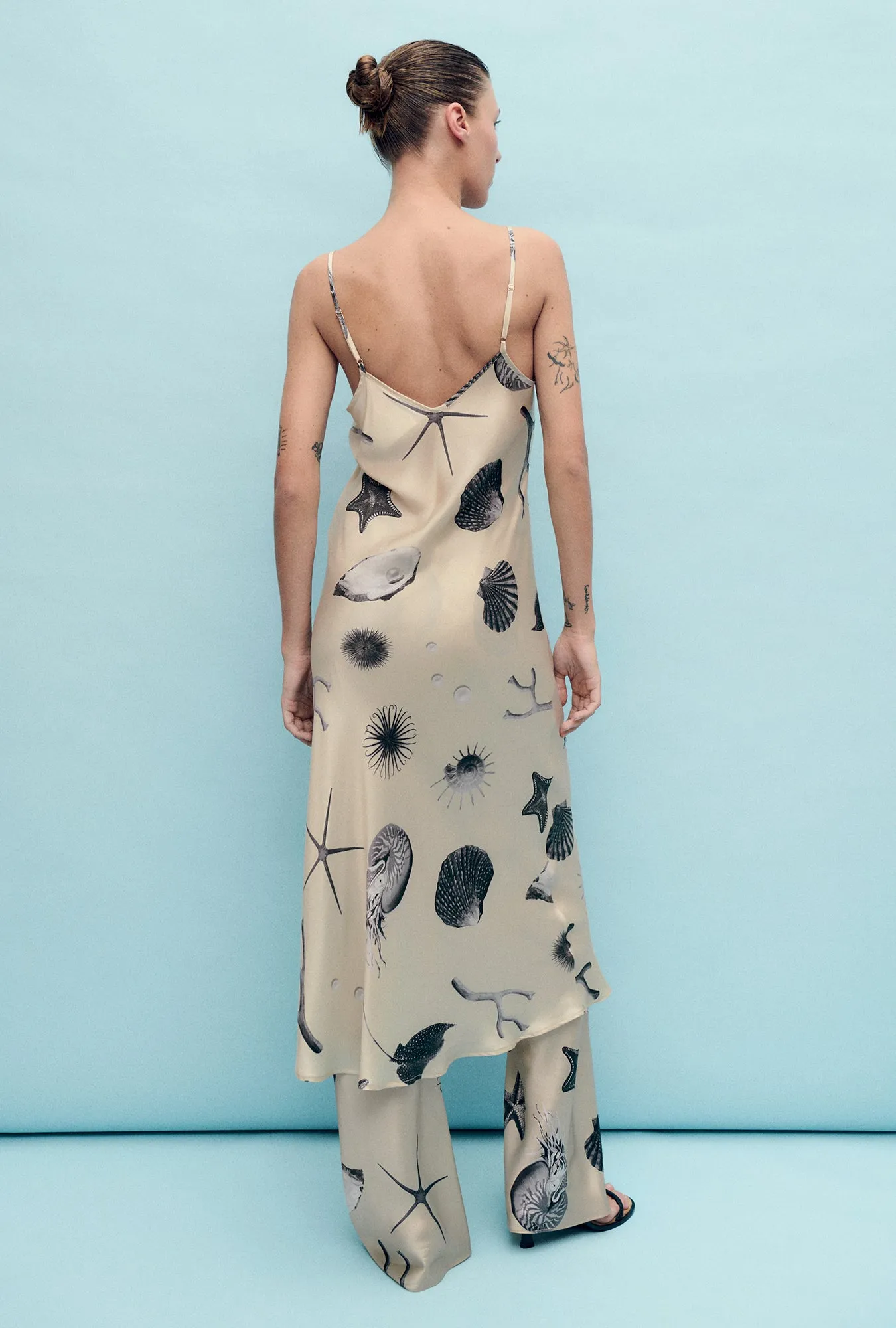 90S Slip Dress Seashells sold by Silk Laundry product image thumbnail 3