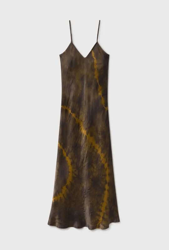 90S SLIP DRESS TIE-DYE sold by Silk Laundry