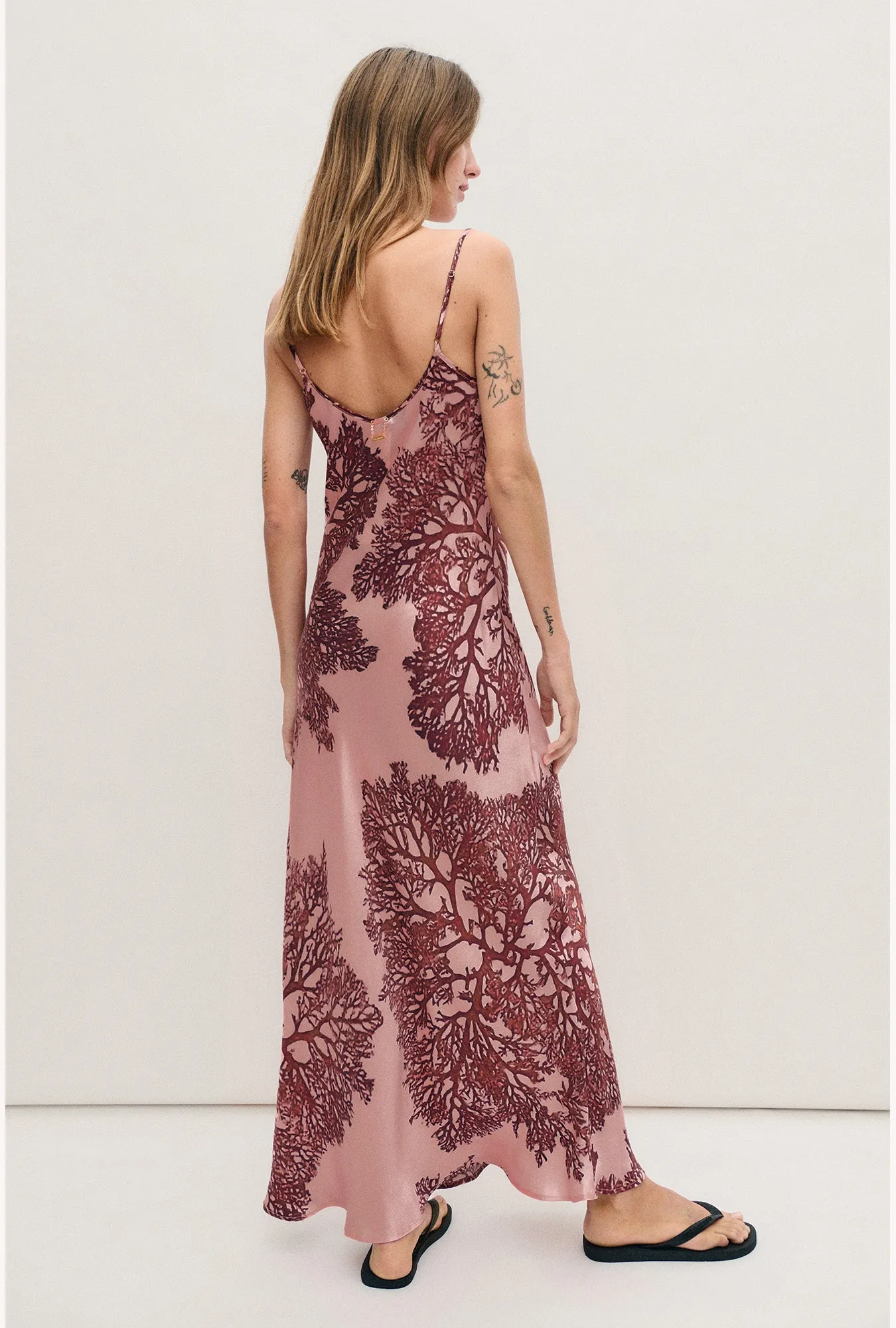 1996 Dress Pressed Coral sold by Silk Laundry product image thumbnail 3