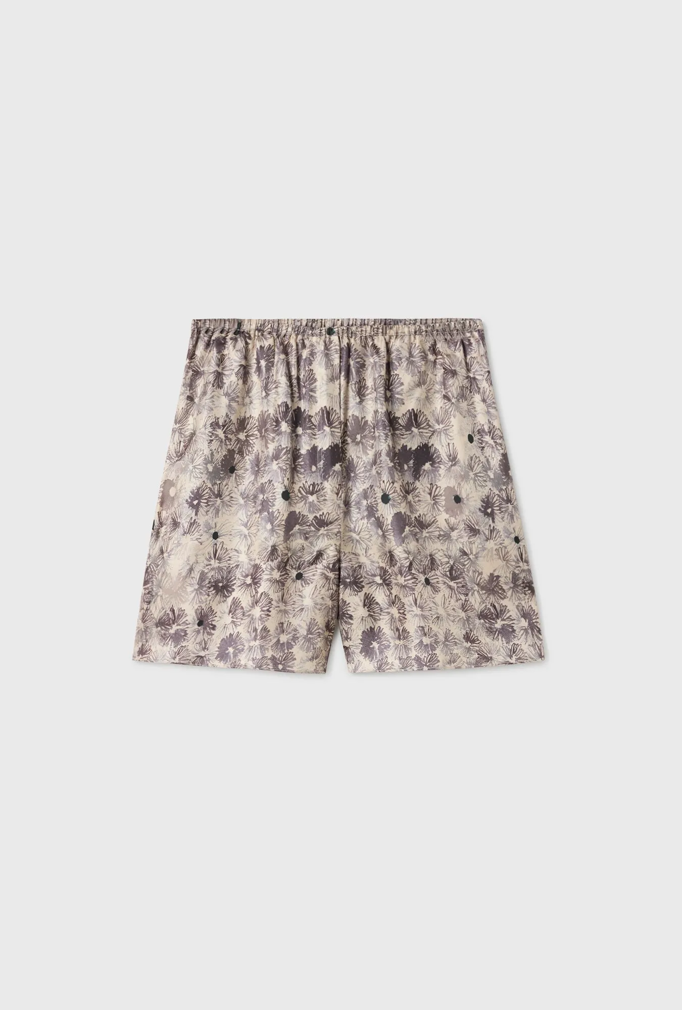 TWILL RACER SHORTS ASTER FLORAL sold by Silk Laundry