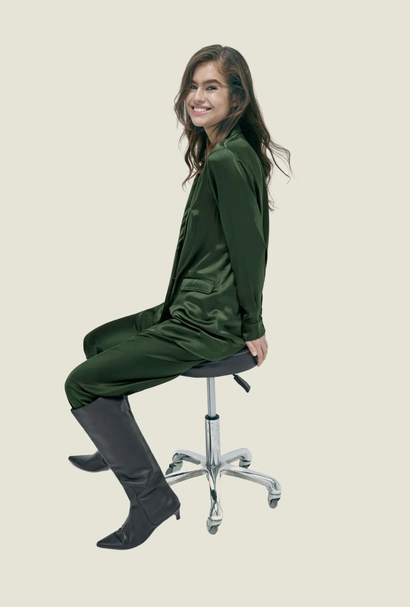 Relaxed Blazer Cedar sold by Silk Laundry product image thumbnail 4