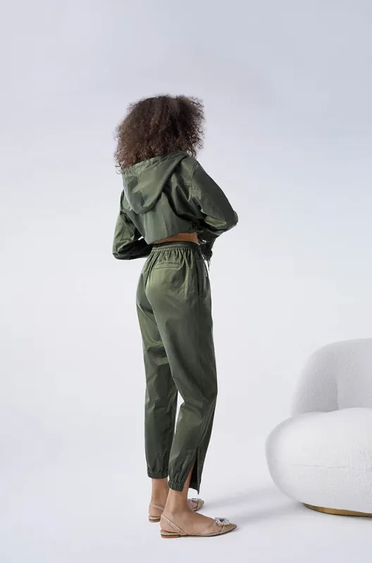 SILK TRACK PANTS CEDAR sold by Silk Laundry