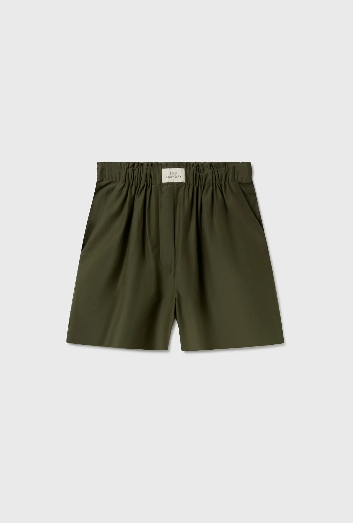 Cotton Silk Boxers Pine sold by Silk Laundry