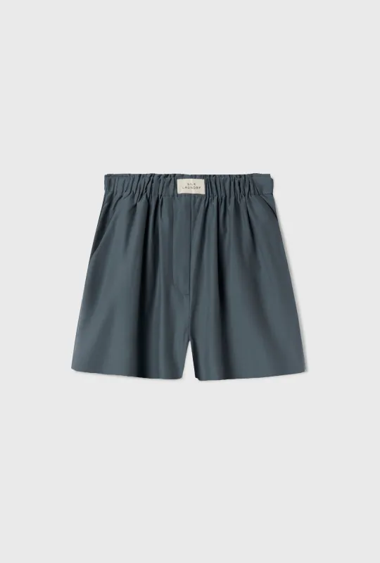 COTTON SILK BOXERS SLATE sold by Silk Laundry