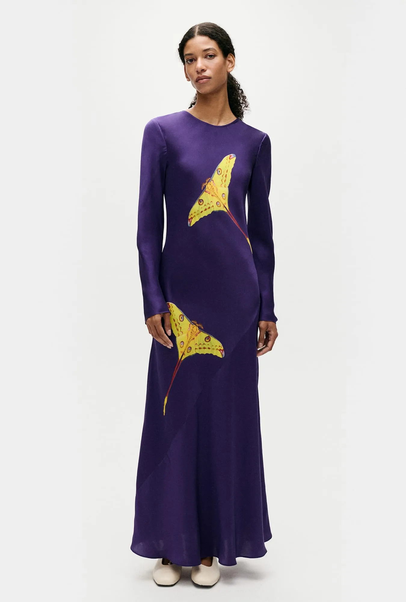 Full Sleeve Bias Dress Symbiotic sold by Silk Laundry product image thumbnail 2