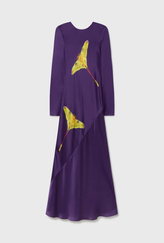 FULL SLEEVE BIAS DRESS SYMBIOTIC sold by Silk Laundry