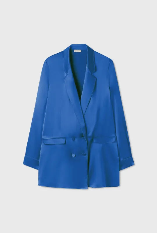 RELAXED BLAZER WEDGWOOD sold by Silk Laundry