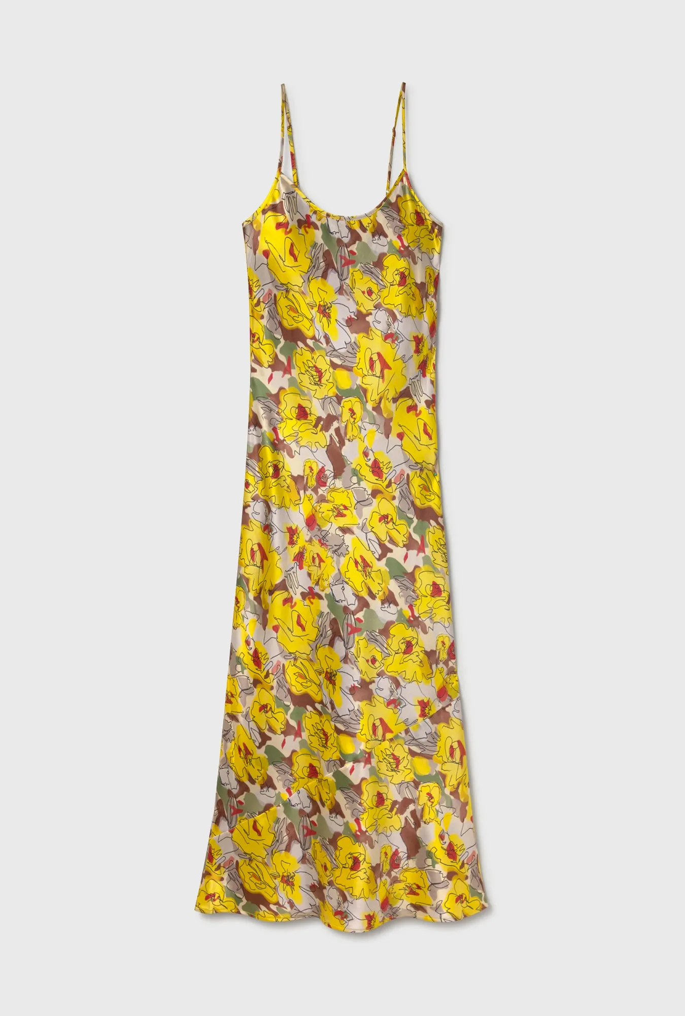 1996 DRESS CORNFLOWER FLORAL sold by Silk Laundry