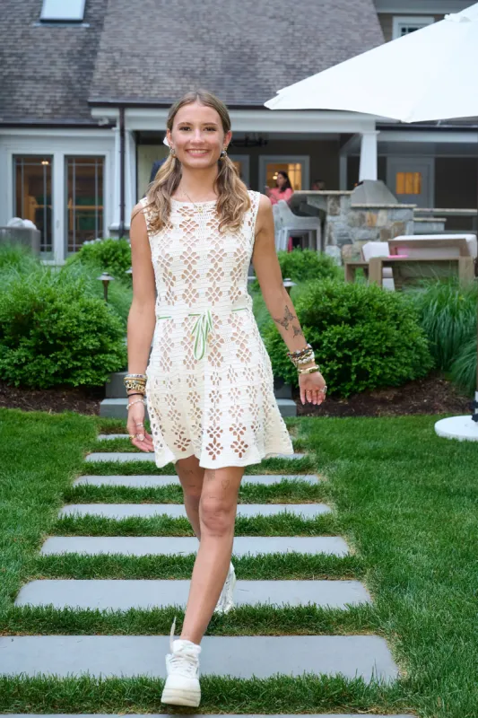 Gabriela crochet dress made by Top Banana