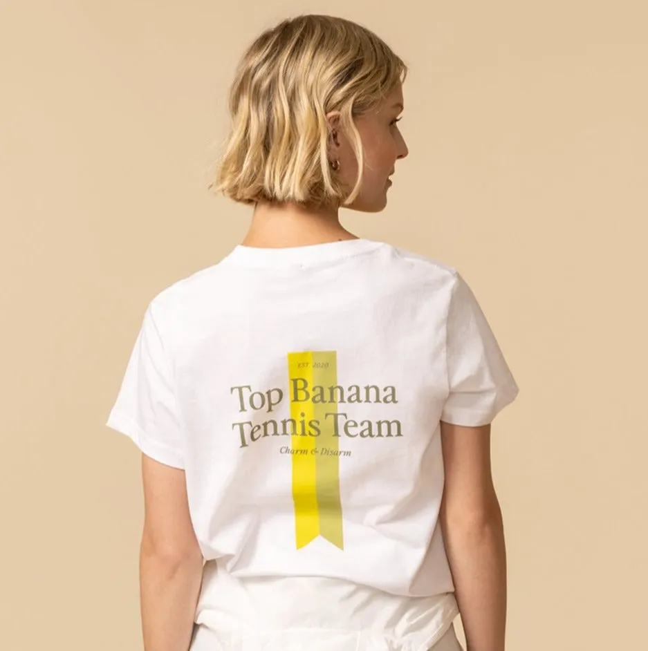 TEAM TEE Women's Club White sold by Top Banana product image thumbnail 3