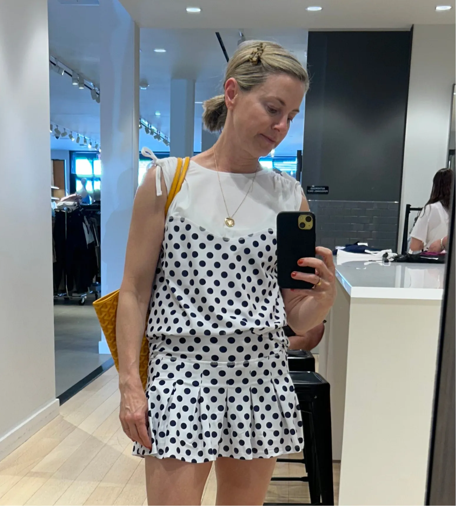 MIMA SPORT TOP Club White on White sold by Top Banana