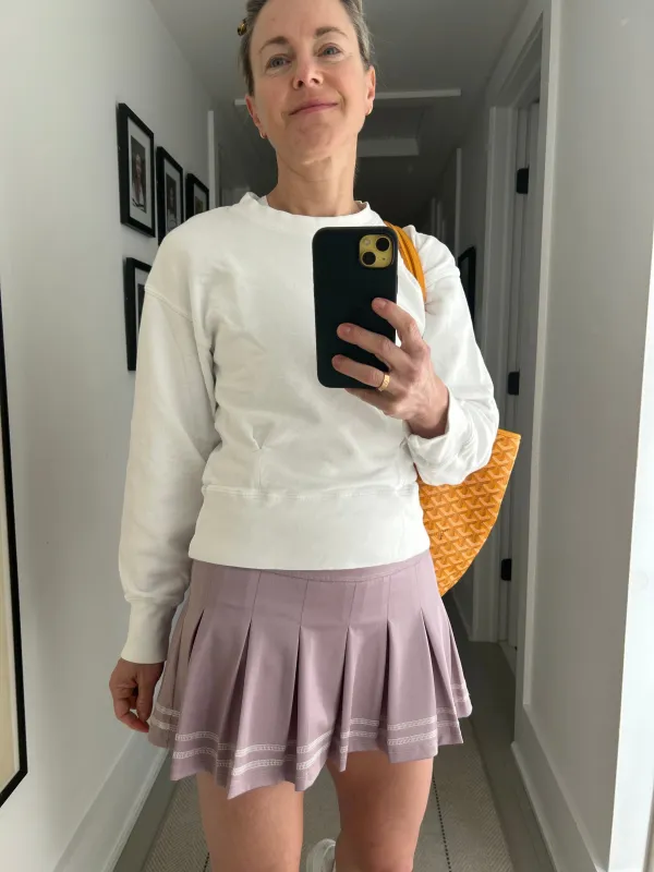 EVONNE SPORT SKIRT Lunar Lilac sold by Top Banana