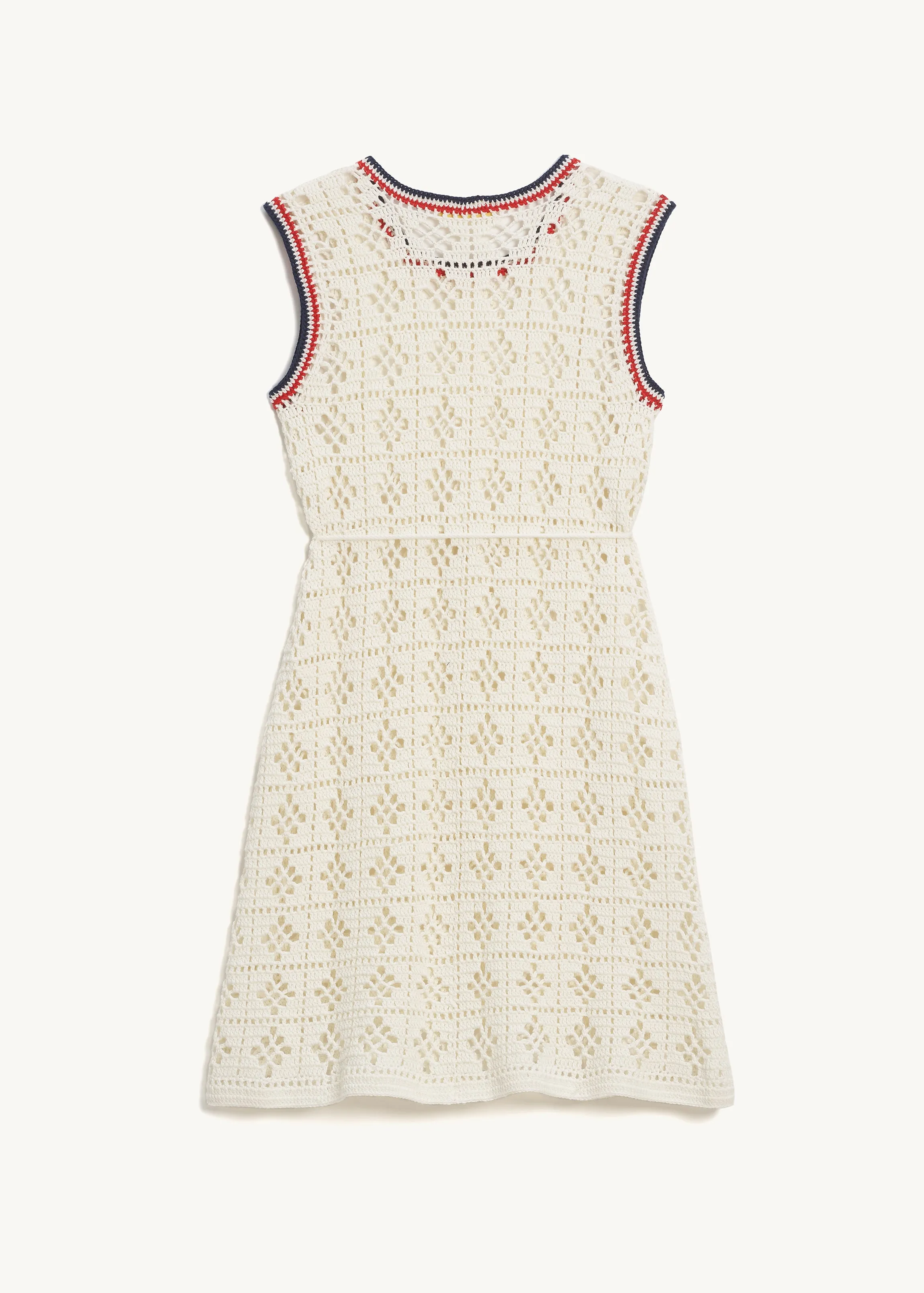 CHARLENE CROCHET TENNIS DRESS RWB sold by Top Banana product image thumbnail 3