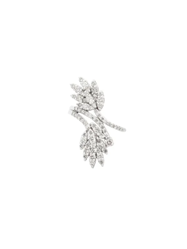 1.50ct Diamond 18K Gold Leaf Ring sold by Wish Fine Jewelry