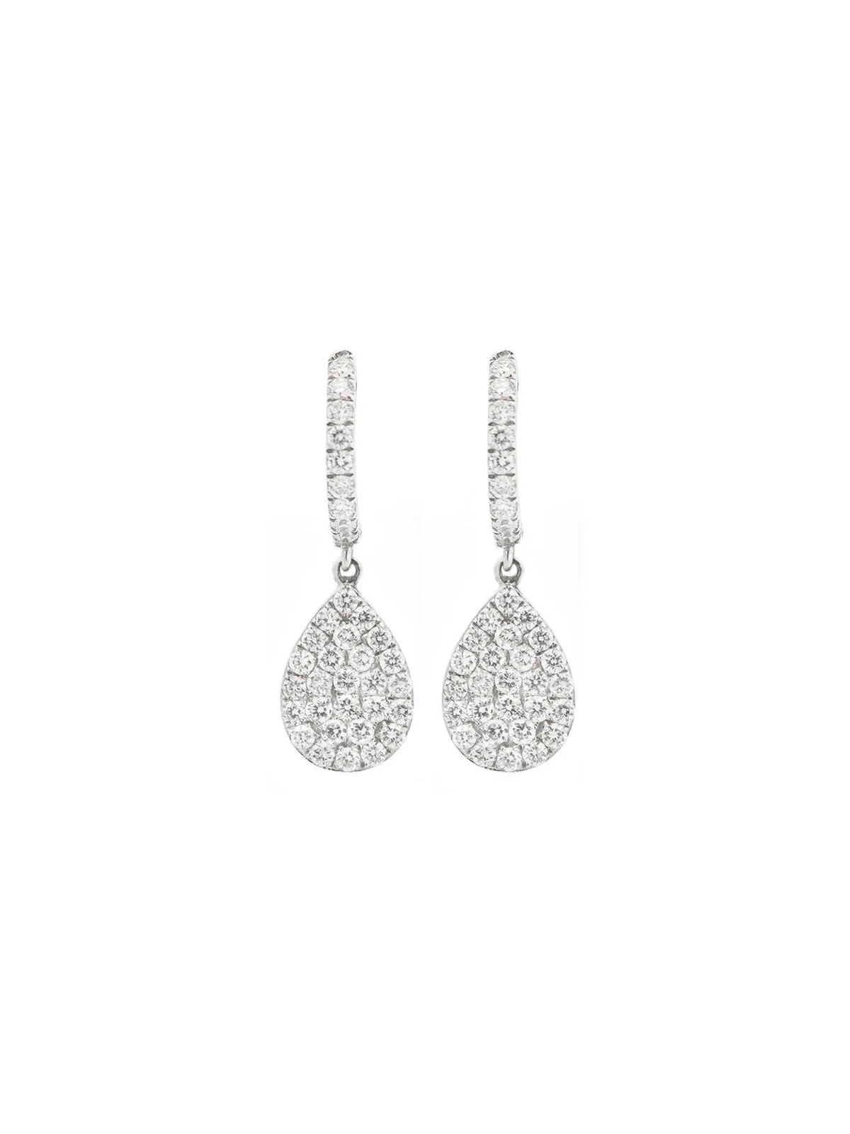 1.50ct Diamond 18K Gold Dangle Earrings sold by Wish Fine Jewelry