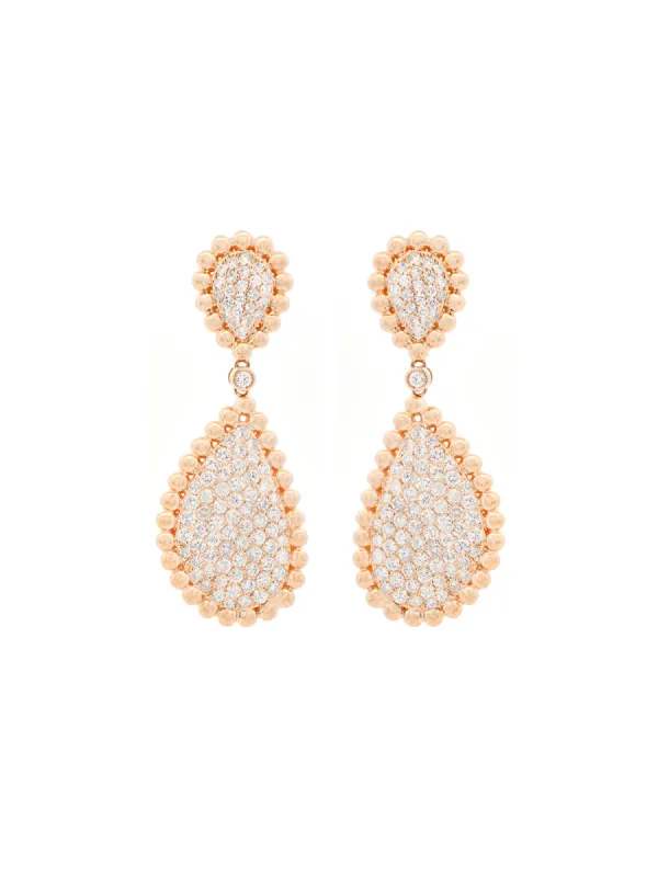2.10ct Diamond 14K Gold Dangle Earrings sold by Wish Fine Jewelry