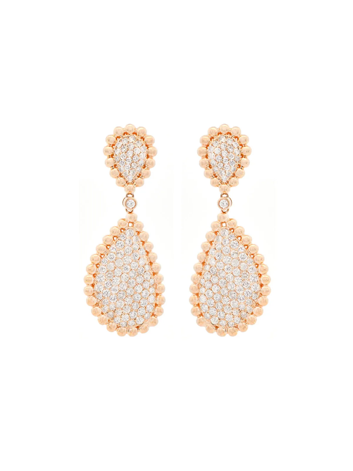 2.10ct Diamond 14K Gold Dangle Earrings sold by Wish Fine Jewelry