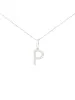0.20ct Diamond 18K Gold Letter P Pendant sold by Wish Fine Jewelry