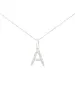0.25ct Diamond 18K Gold Letter A Pendant sold by Wish Fine Jewelry