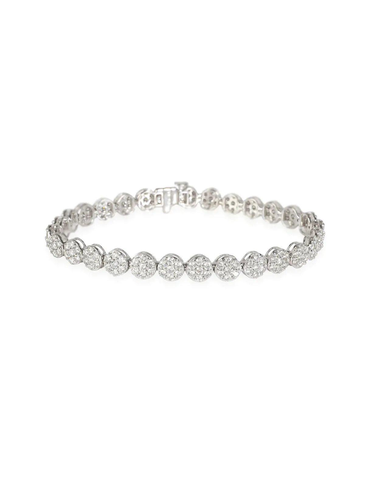 1.8ct Diamond 14K Gold Invisible Set Tennis Bracelet sold by Wish Fine Jewelry