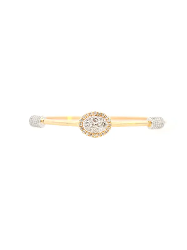 1.47ct Diamond 14K Gold Bangle Bracelet sold by Wish Fine Jewelry