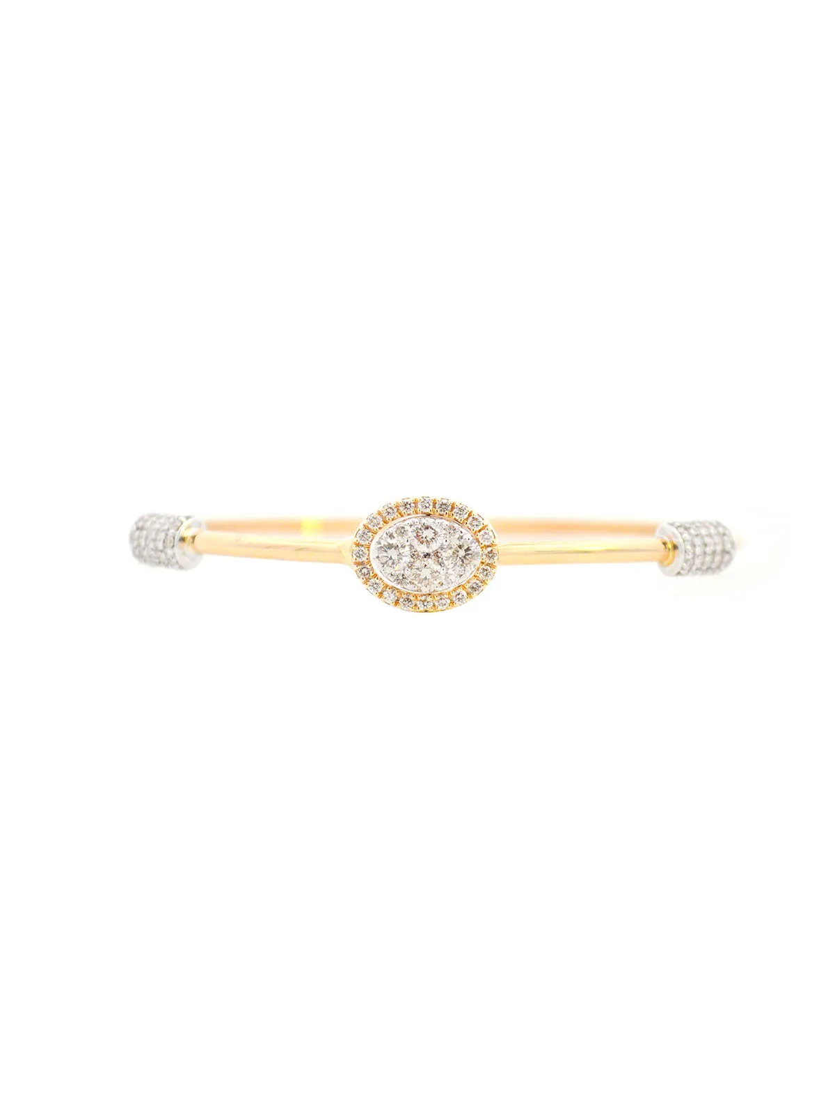 1.47ct Diamond 14K Gold Bangle Bracelet sold by Wish Fine Jewelry