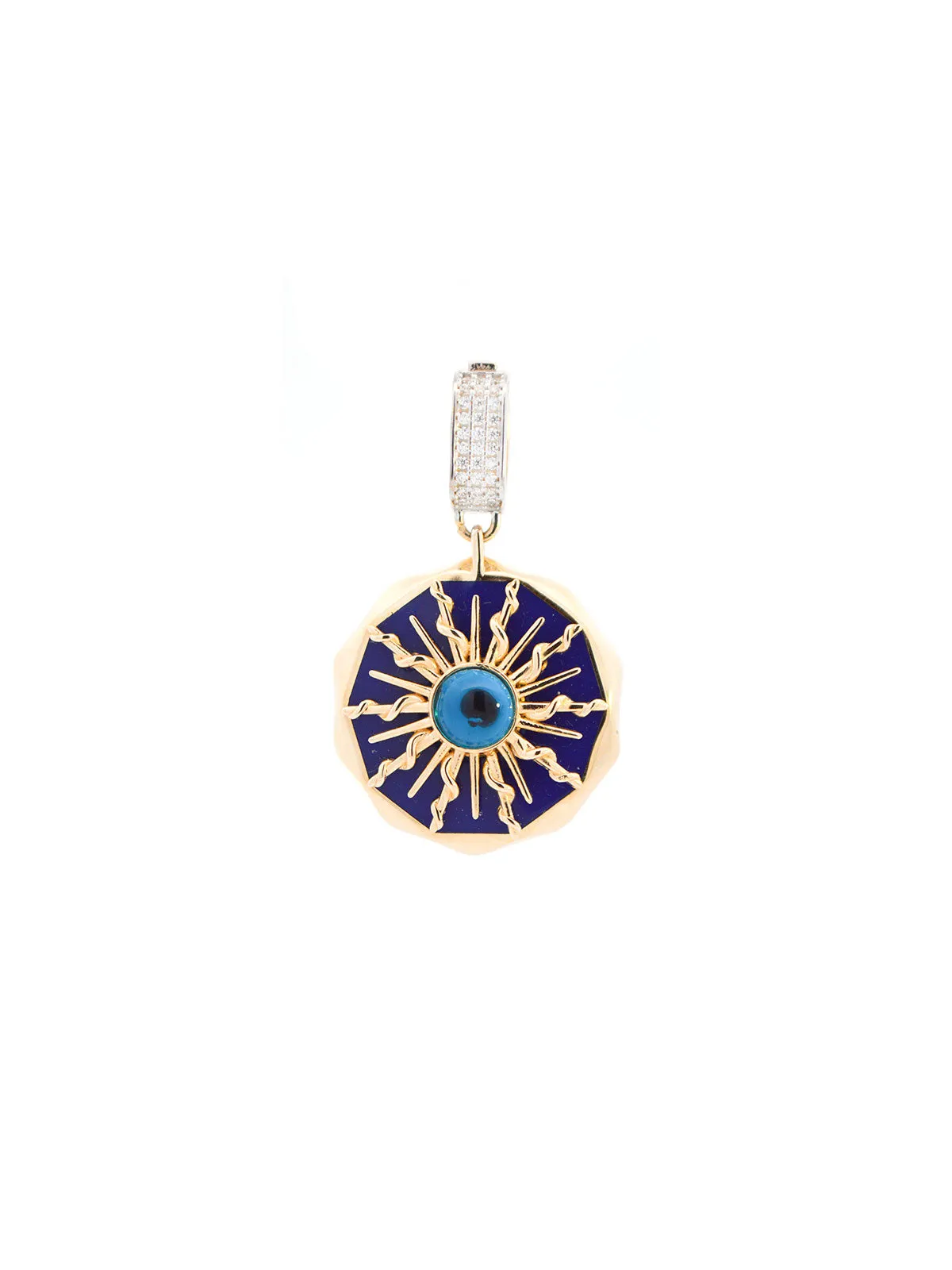 14K Gold Evil Eye Star Pendant sold by Wish Fine Jewelry