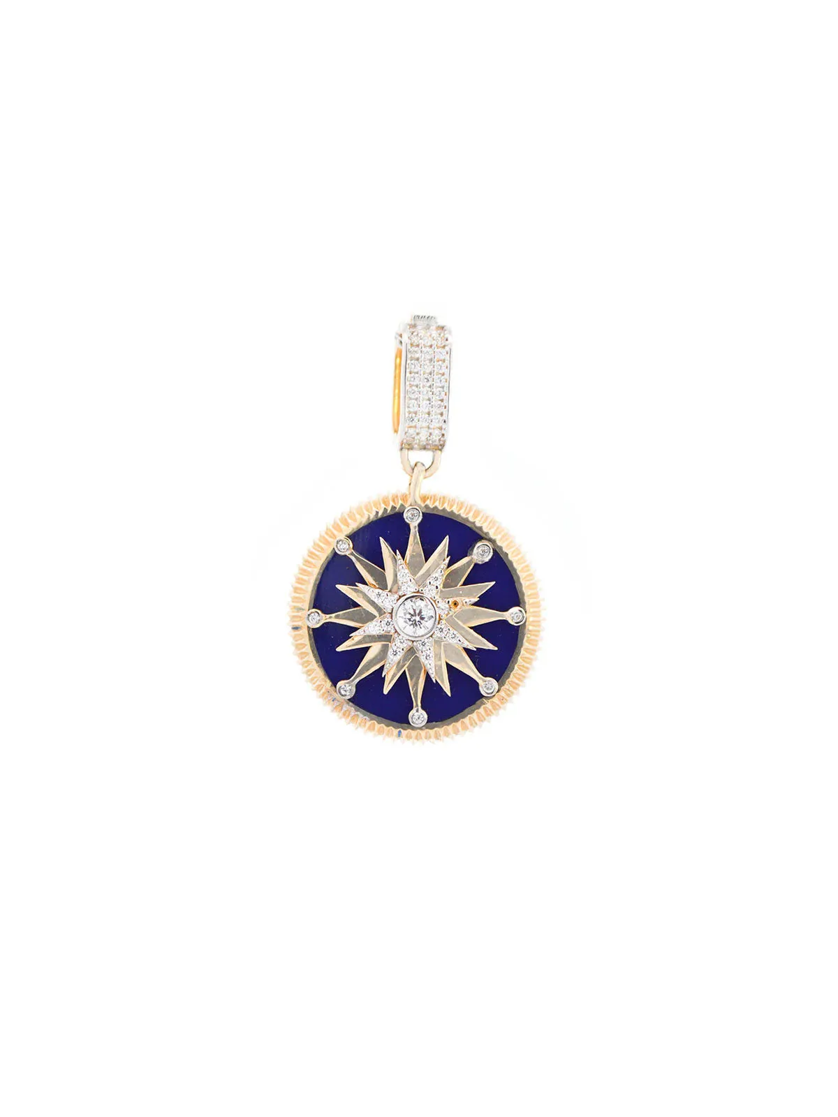 14K Gold Compass Pendant sold by Wish Fine Jewelry