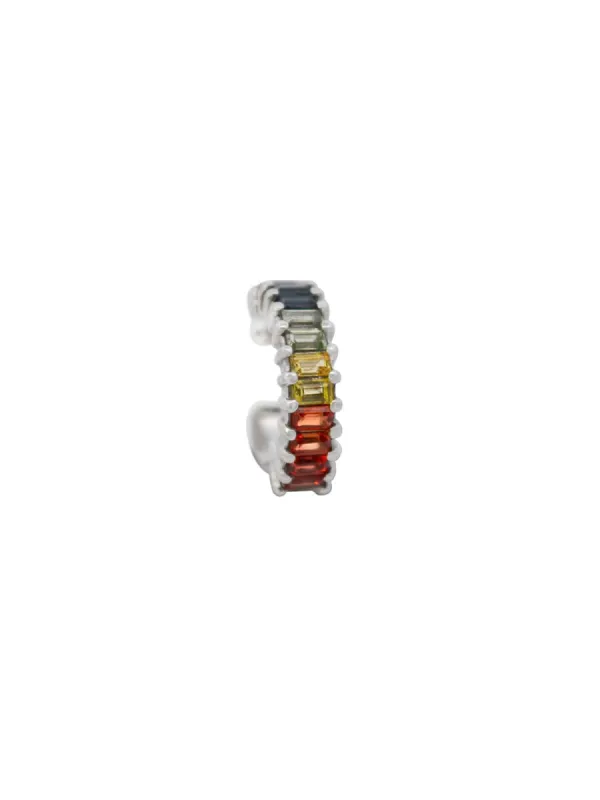 0.57ct Multi Sapphire 18K Gold Ear Cuff sold by Wish Fine Jewelry