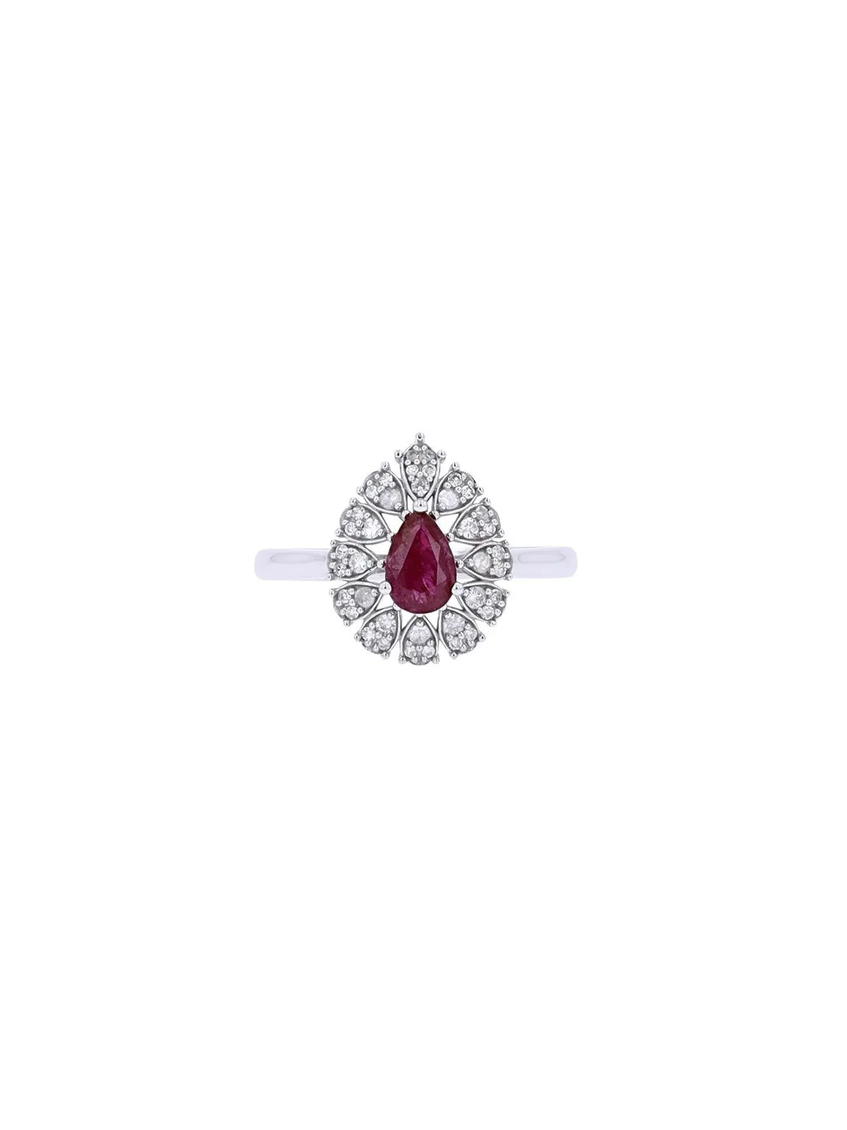 0.70ct Diamond Ruby 14K Gold Vintage Style Ring sold by Wish Fine Jewelry