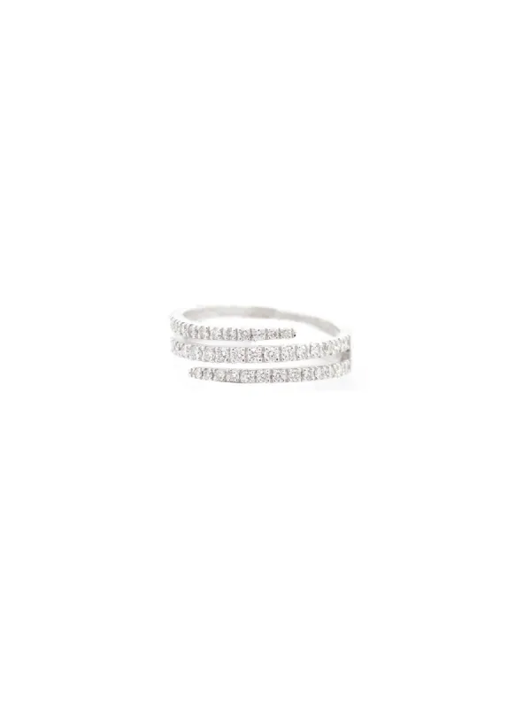 0.44ct Diamond 18K Gold Spiral Ring sold by Wish Fine Jewelry