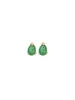 0.26ct Emerald 18K Gold Dainty Stud Earrings sold by Wish Fine Jewelry