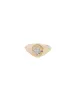 0.04ct Diamond 18K Gold Star Signet Ring sold by Wish Fine Jewelry