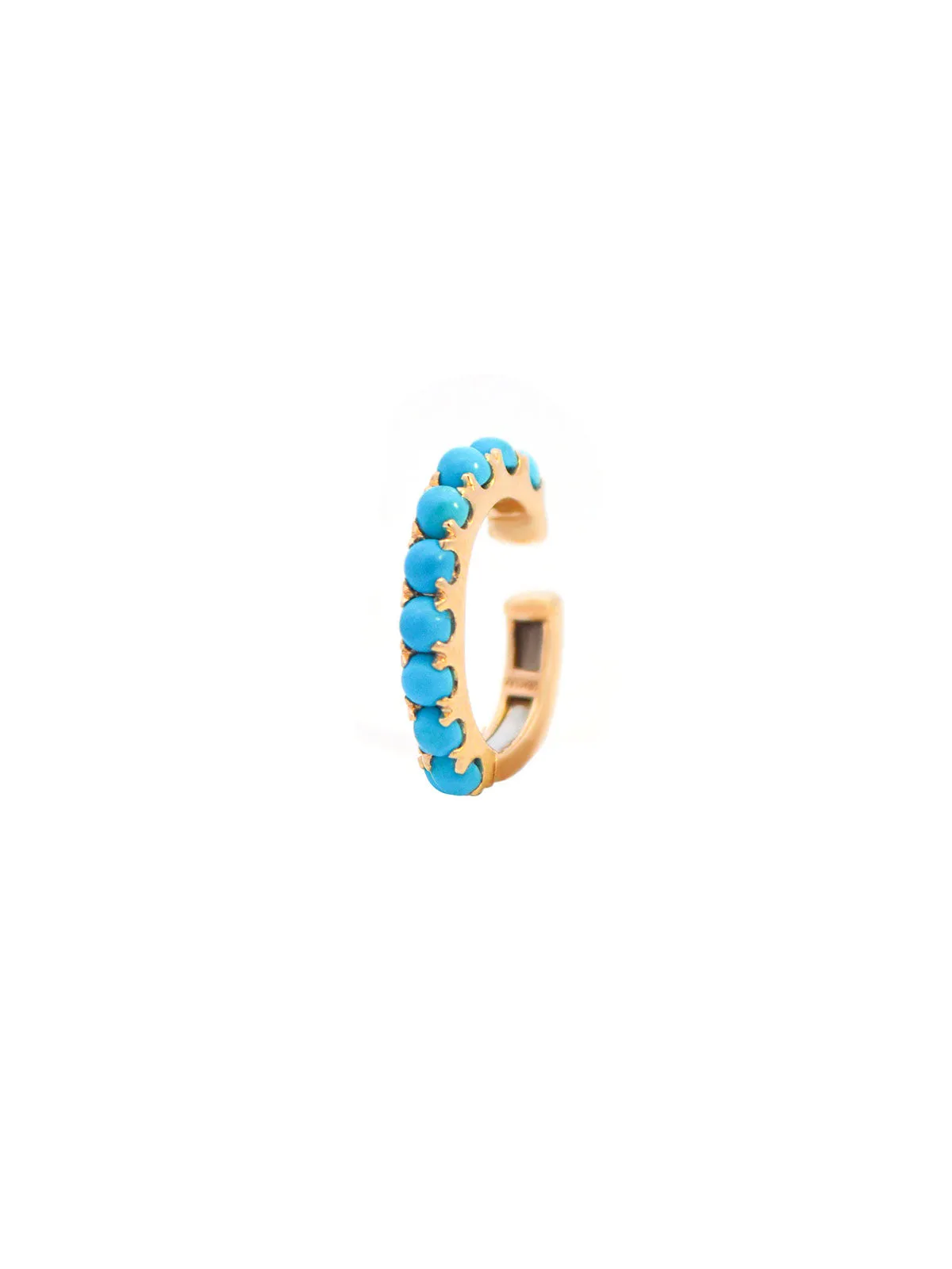 0.62ct Turquoise 18K Gold Ear Cuff sold by Wish Fine Jewelry