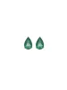 2.49ct Emerald 18K Gold Pear Stud Earrings sold by Wish Fine Jewelry