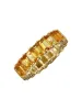 6.68ct Citrine 14K Gold Emerald Cut Eternity Ring sold by Wish Fine Jewelry