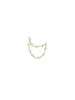 0.44ct Diamond 18K Gold Single Draped Chain Earring sold by Wish Fine Jewelry