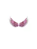 3.60ct Diamond Ruby 18K Gold Wing Climber Earrings sold by Wish Fine Jewelry