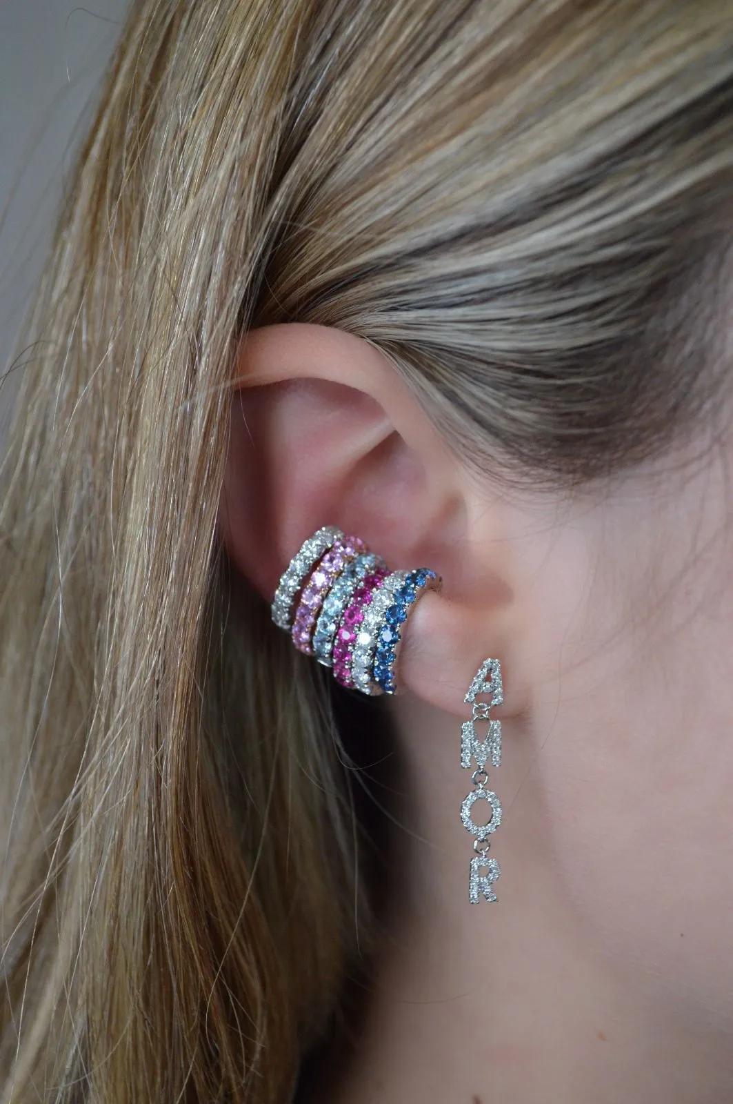 0.50ct Tanzanite 18K Gold Ear Cuff sold by Wish Fine Jewelry product image thumbnail 3