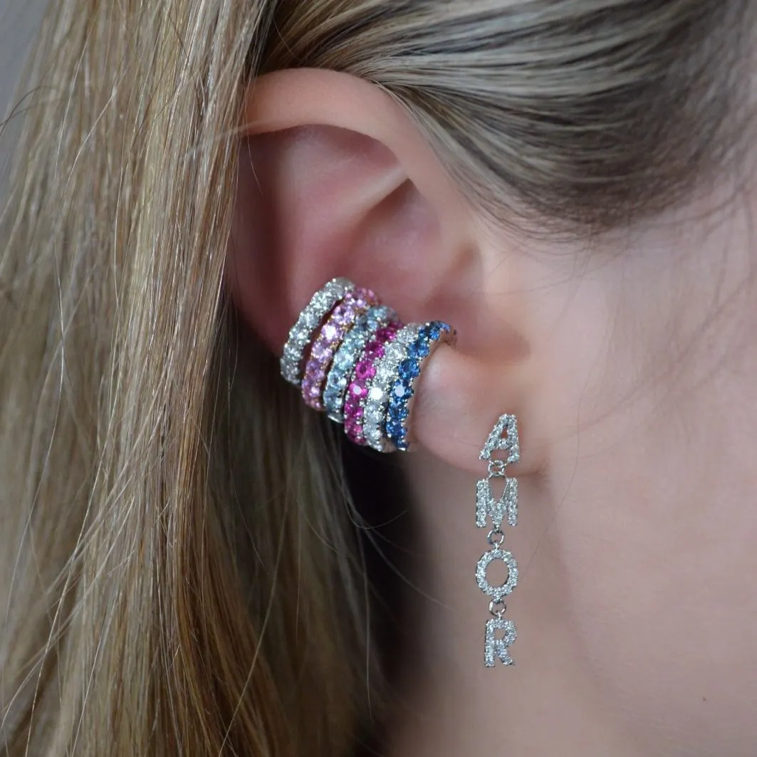 0.54ct Amethyst Ear Cuff in 14K White Gold sold by Wish Fine Jewelry product image thumbnail 3