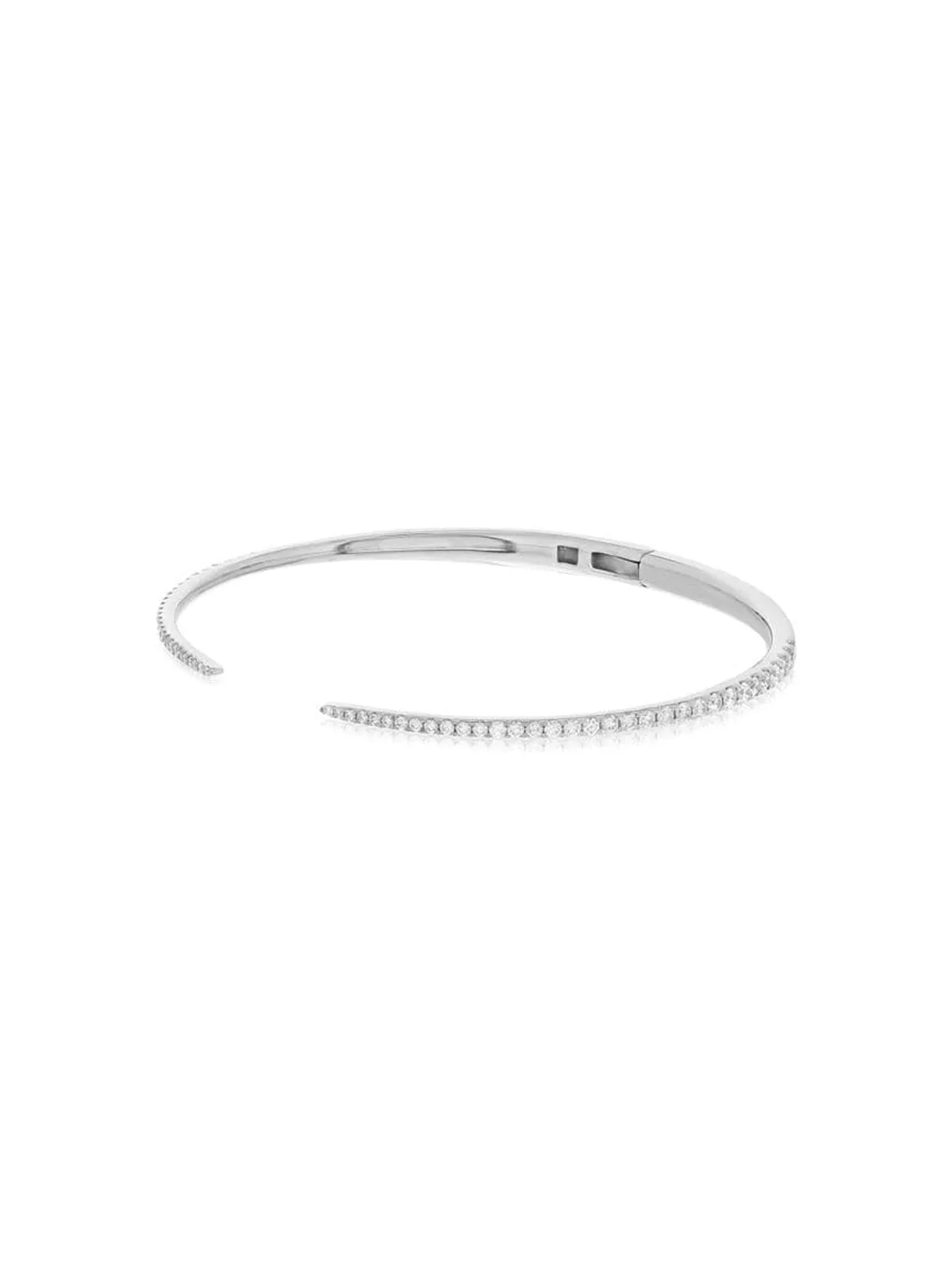 0.47ct Diamond 14K Gold Open Cuff Bracelet sold by Wish Fine Jewelry