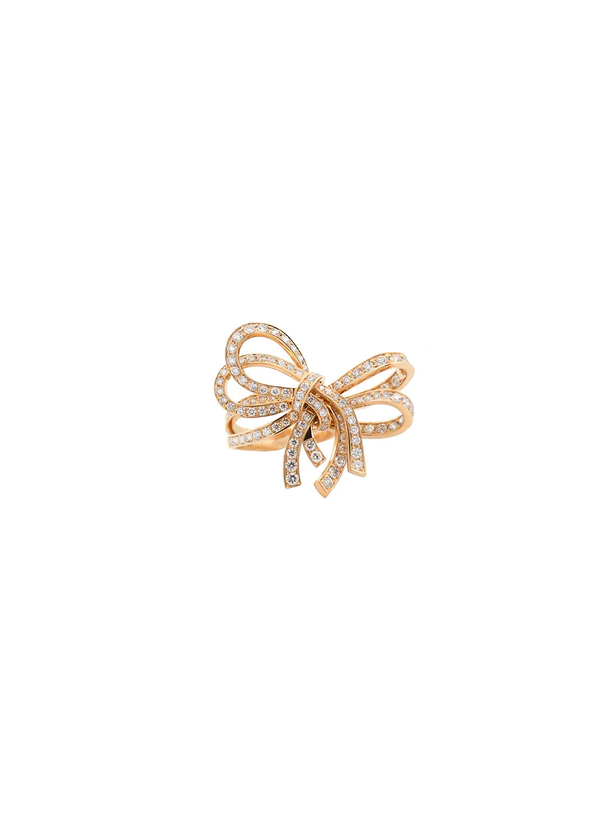 2.55ct Diamond 18K Gold Statement Bow Ring sold by Wish Fine Jewelry