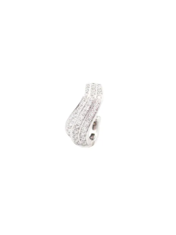 0.20ct Diamond 18K Gold Three Row Ear Cuff sold by Wish Fine Jewelry
