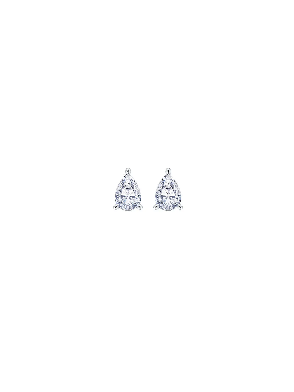 2.05ct/ 3.00ct/ 4.04ct Diamond 18K Gold Pear Shaped Stud Earrings sold by Wish Fine Jewelry